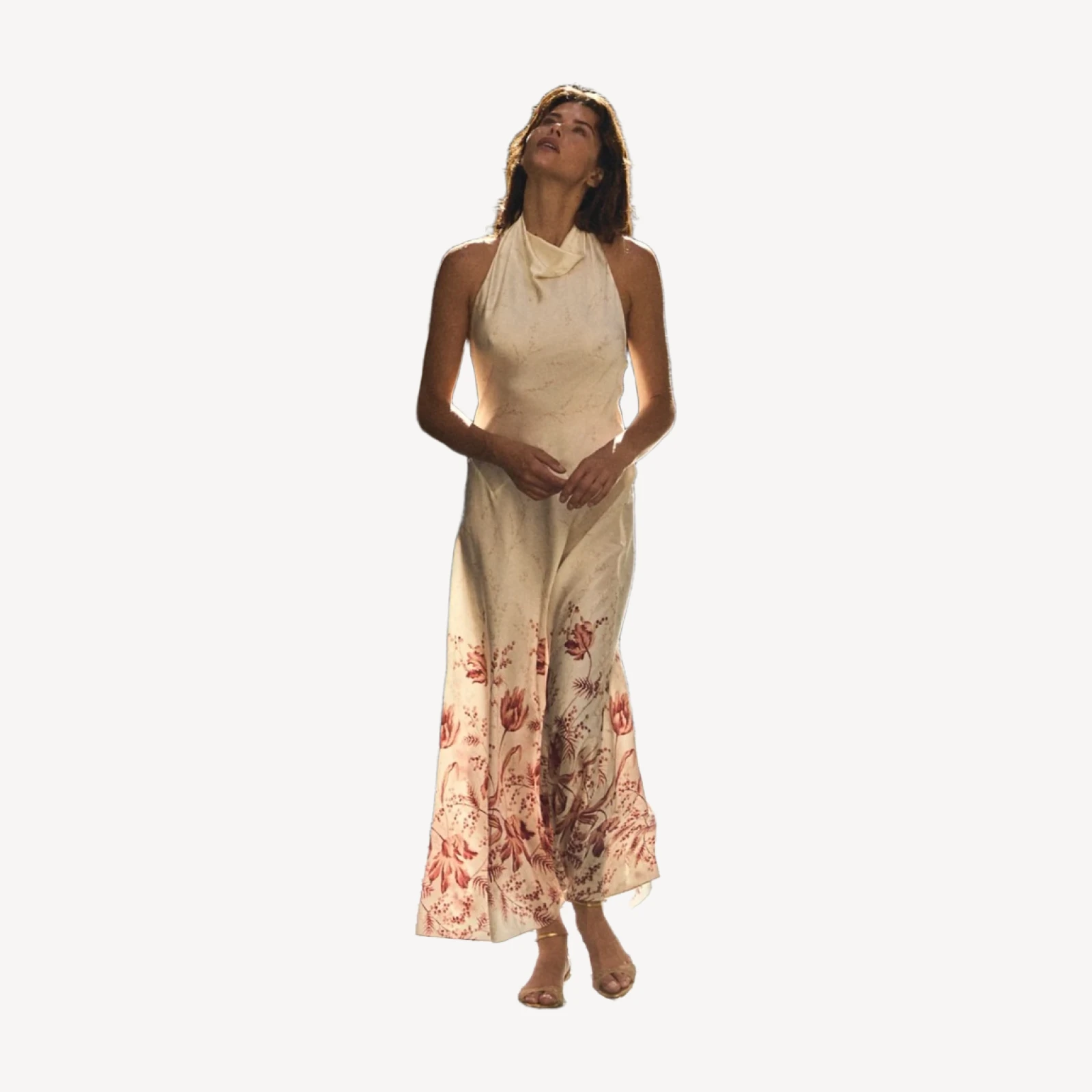 ISMERIE DRESS -- WINDSWEPT TULIPS