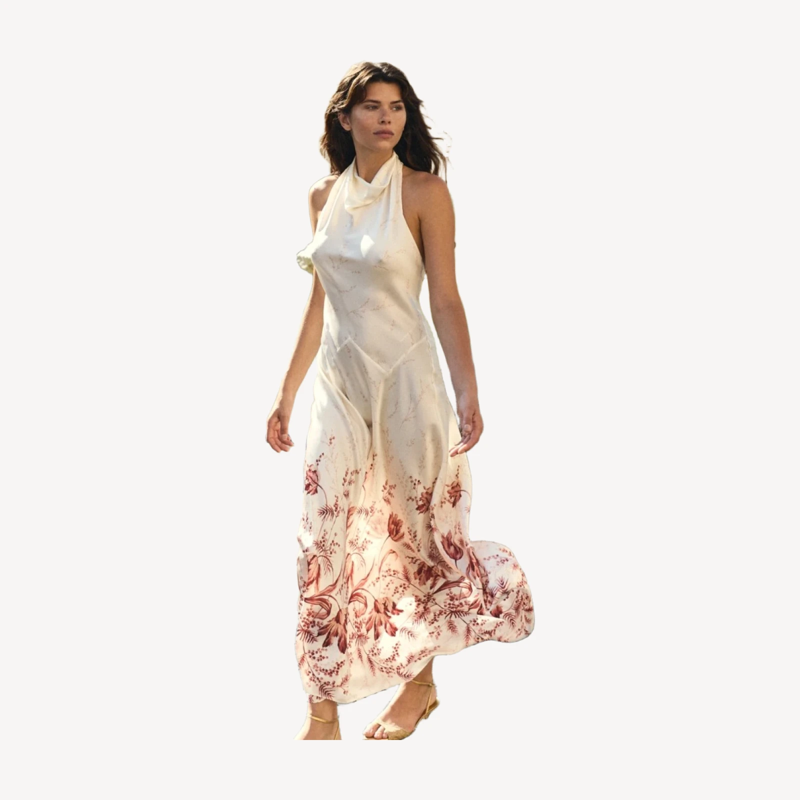 ISMERIE DRESS -- WINDSWEPT TULIPS