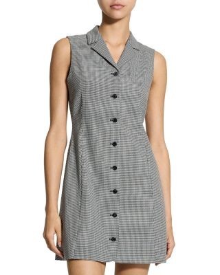 Theory Sleeveless Tailored Button Dress