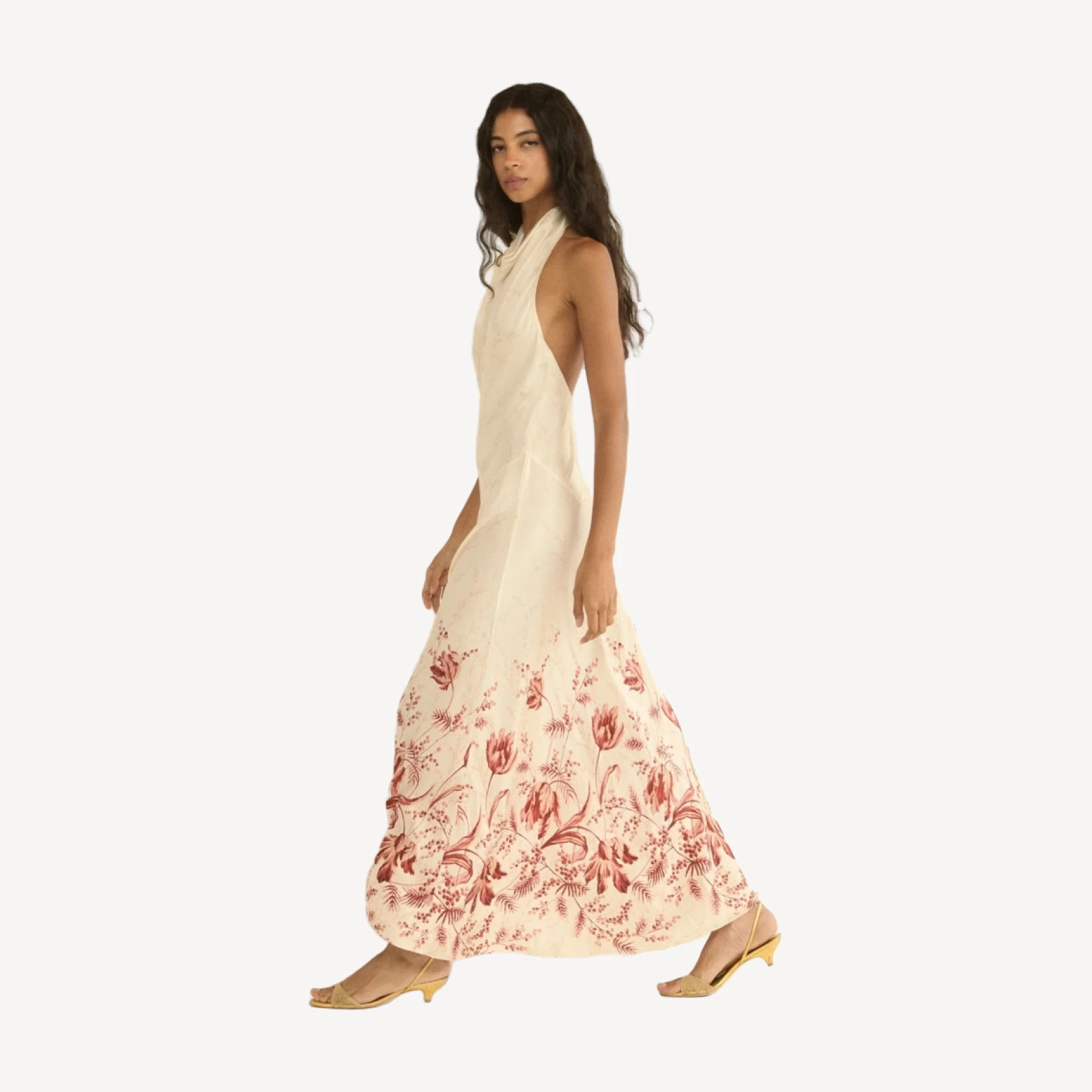 ISMERIE DRESS -- WINDSWEPT TULIPS