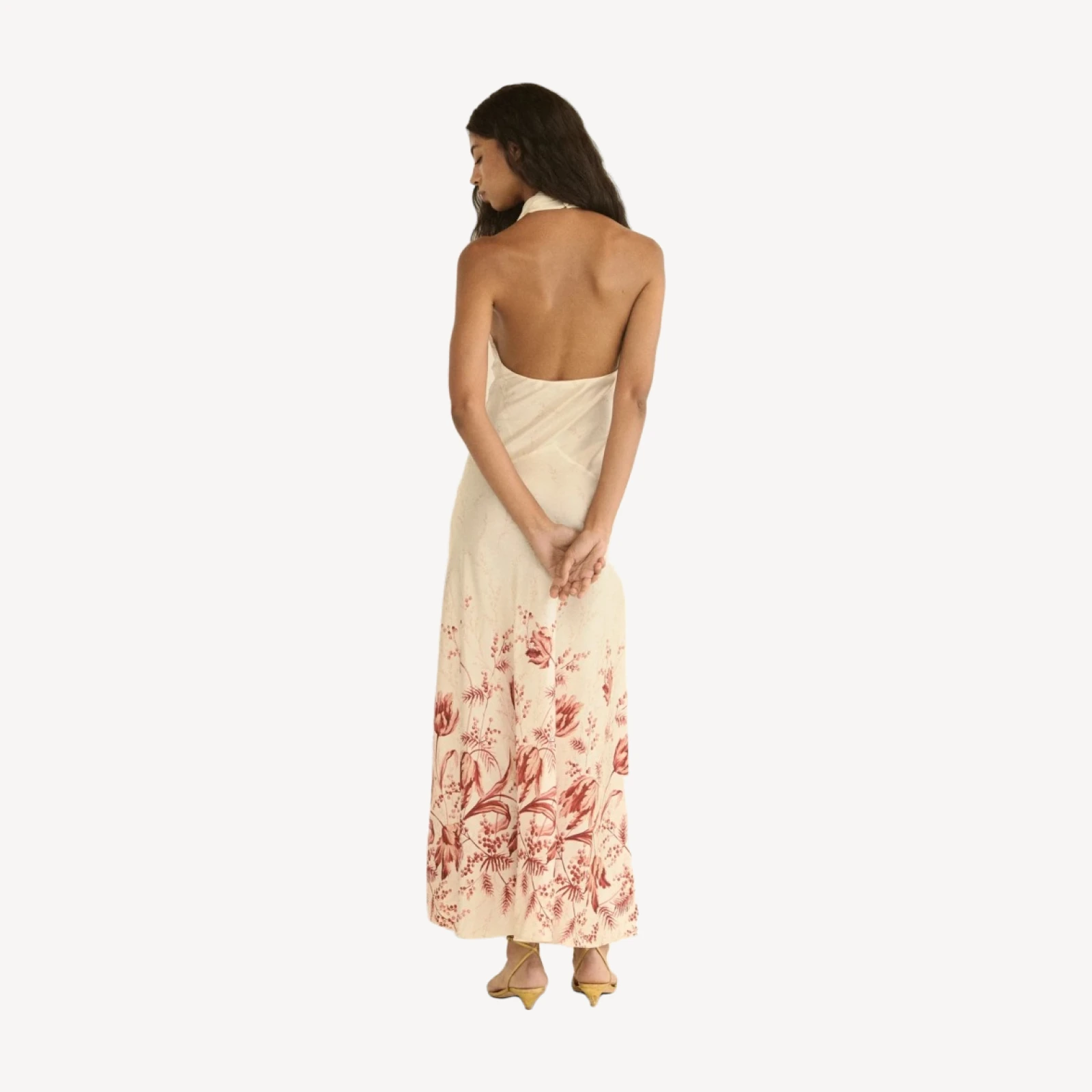 ISMERIE DRESS -- WINDSWEPT TULIPS