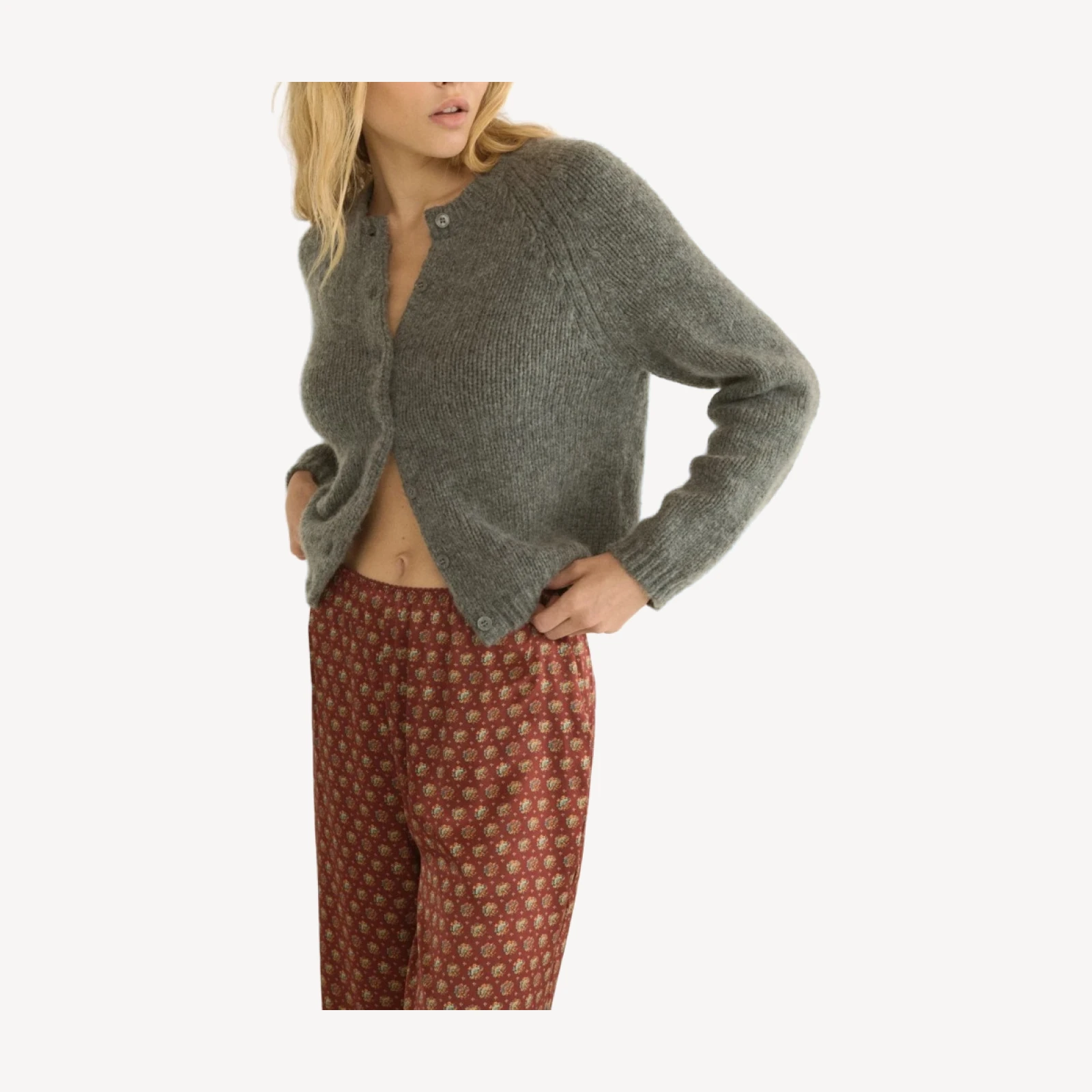 LAVON FRINGE PANT -- SAN SEBASTIAN FOULARD