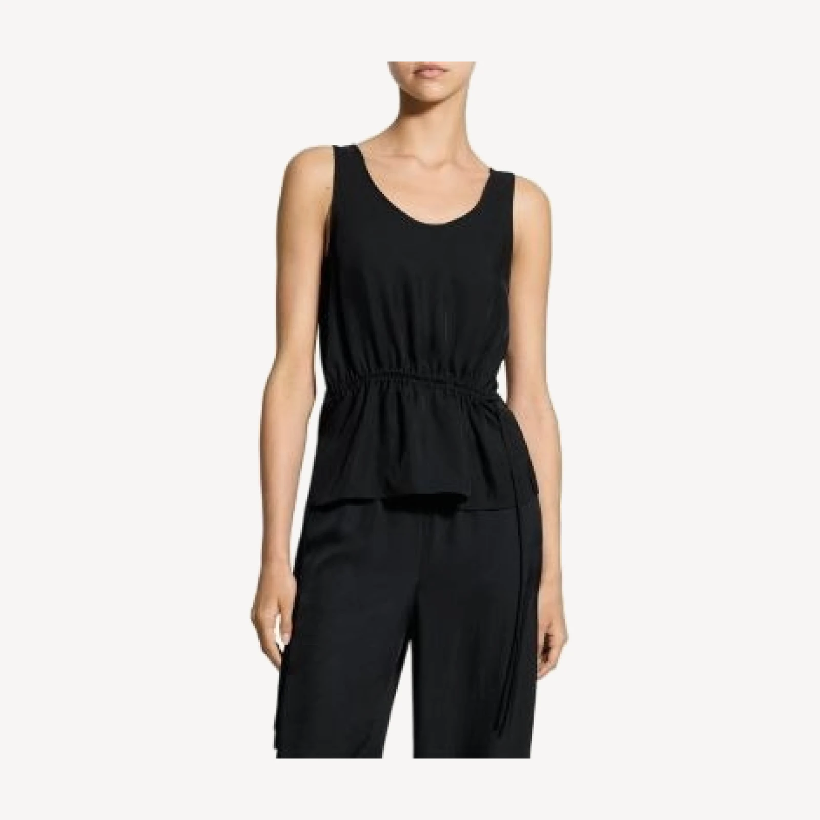 Theory Washed Tie Easy Tank Top