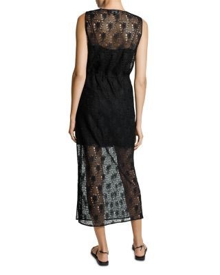 Theory Lace Tie Waist Dress