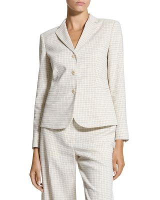 Theory Slim Check Blazer