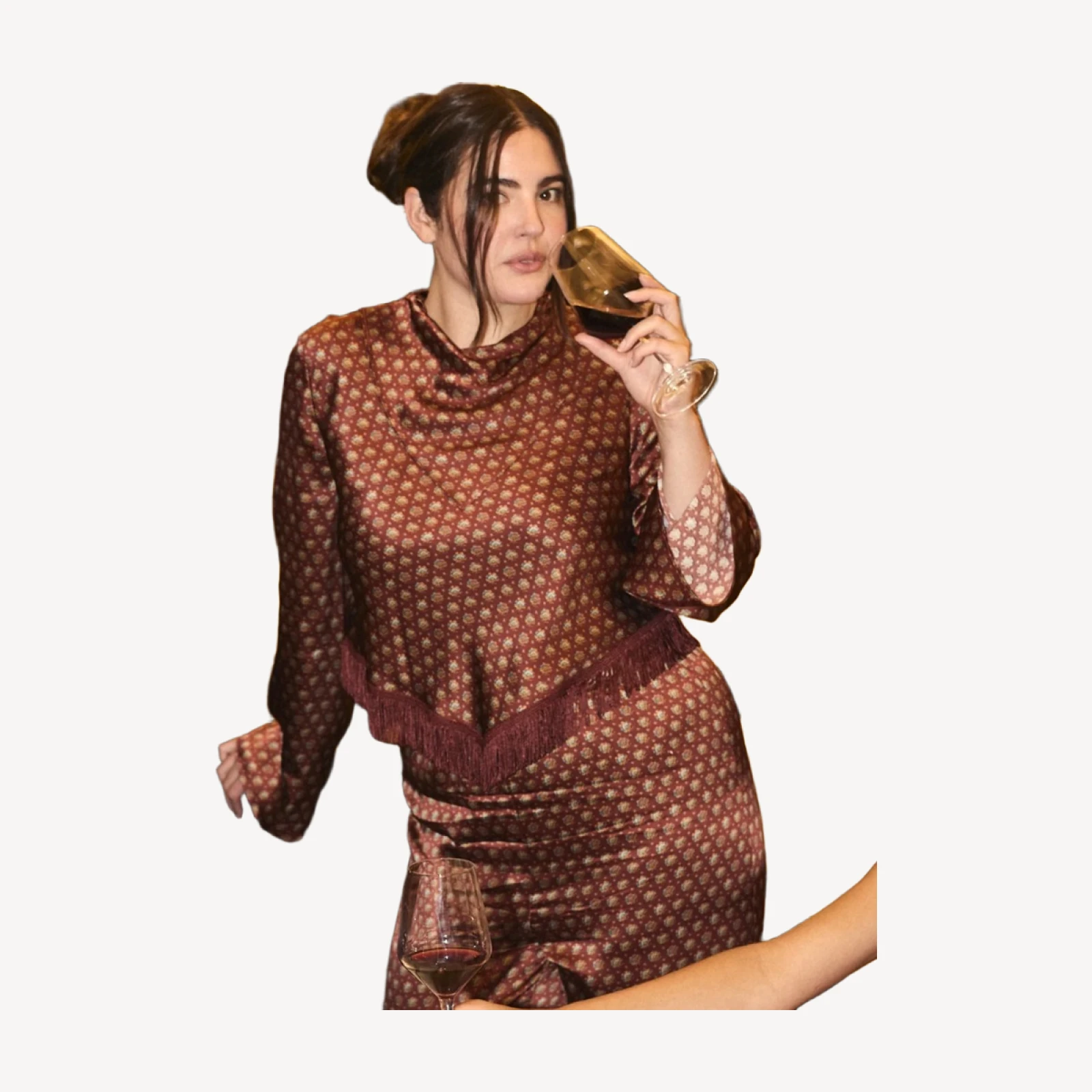 FAUSTELLA TOP -- SAN SEBASTIAN FOULARD