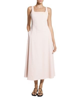 Theory Square Neck Maxi Dress