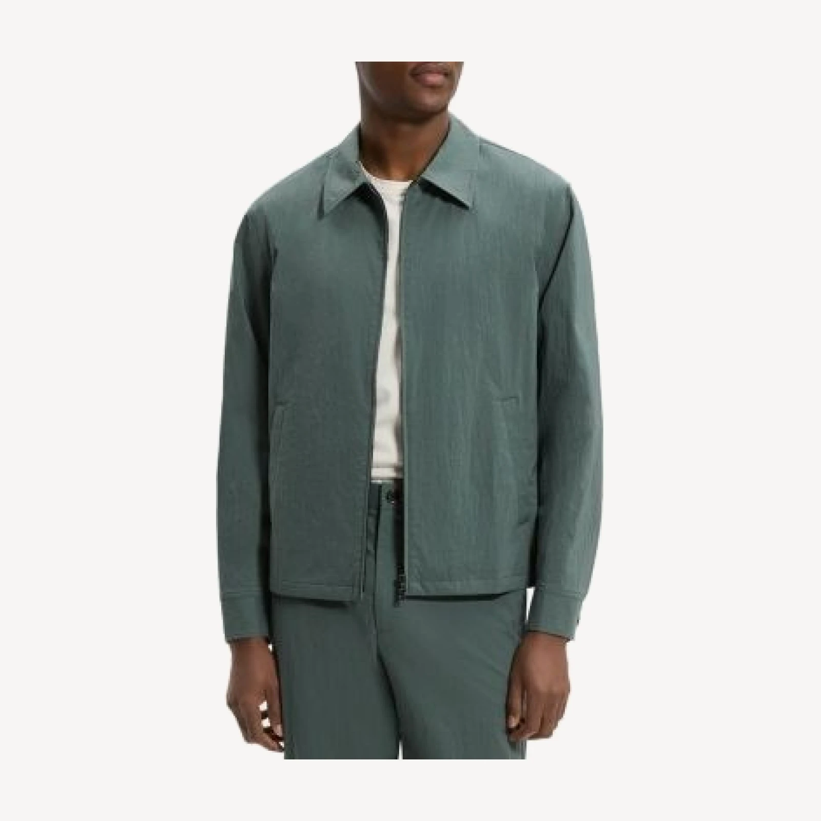 Theory Nocturne Navy City Zip Jacket