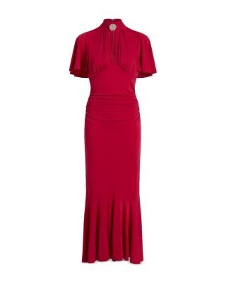 Cinq a Sept Rosita Keyhole Midi Dress
