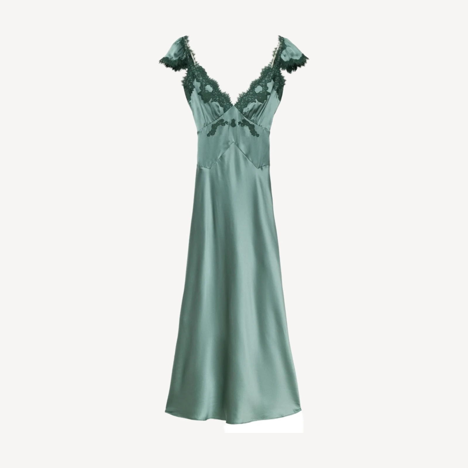 FIONA DRESS -- DULAC GREEN