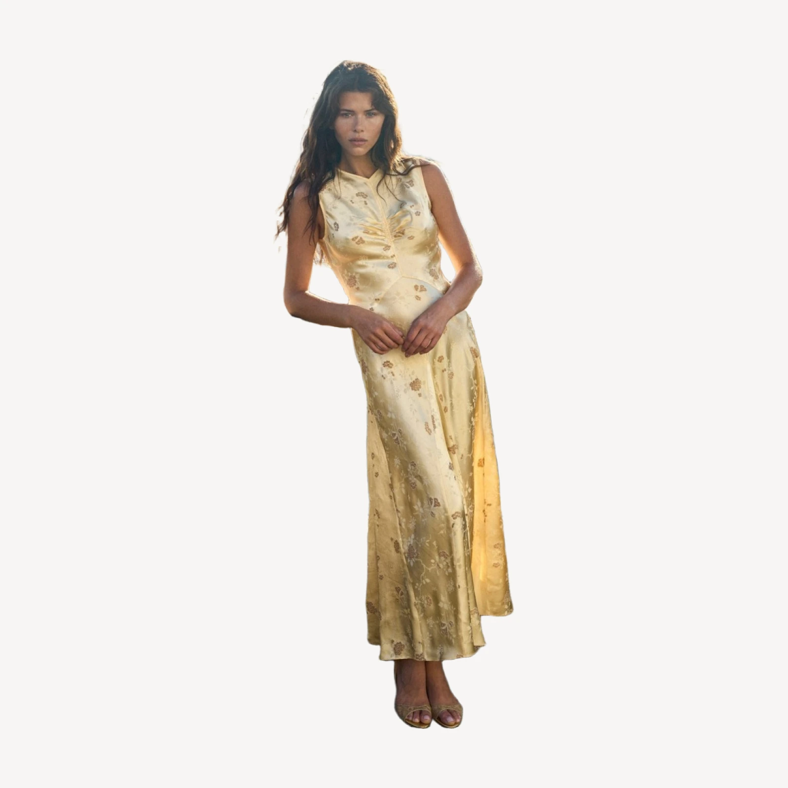 GINETTE DRESS -- CITRONE TAPPEZZERIA JACQUARD