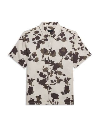 Theory Irving Tropical Floral Shirt