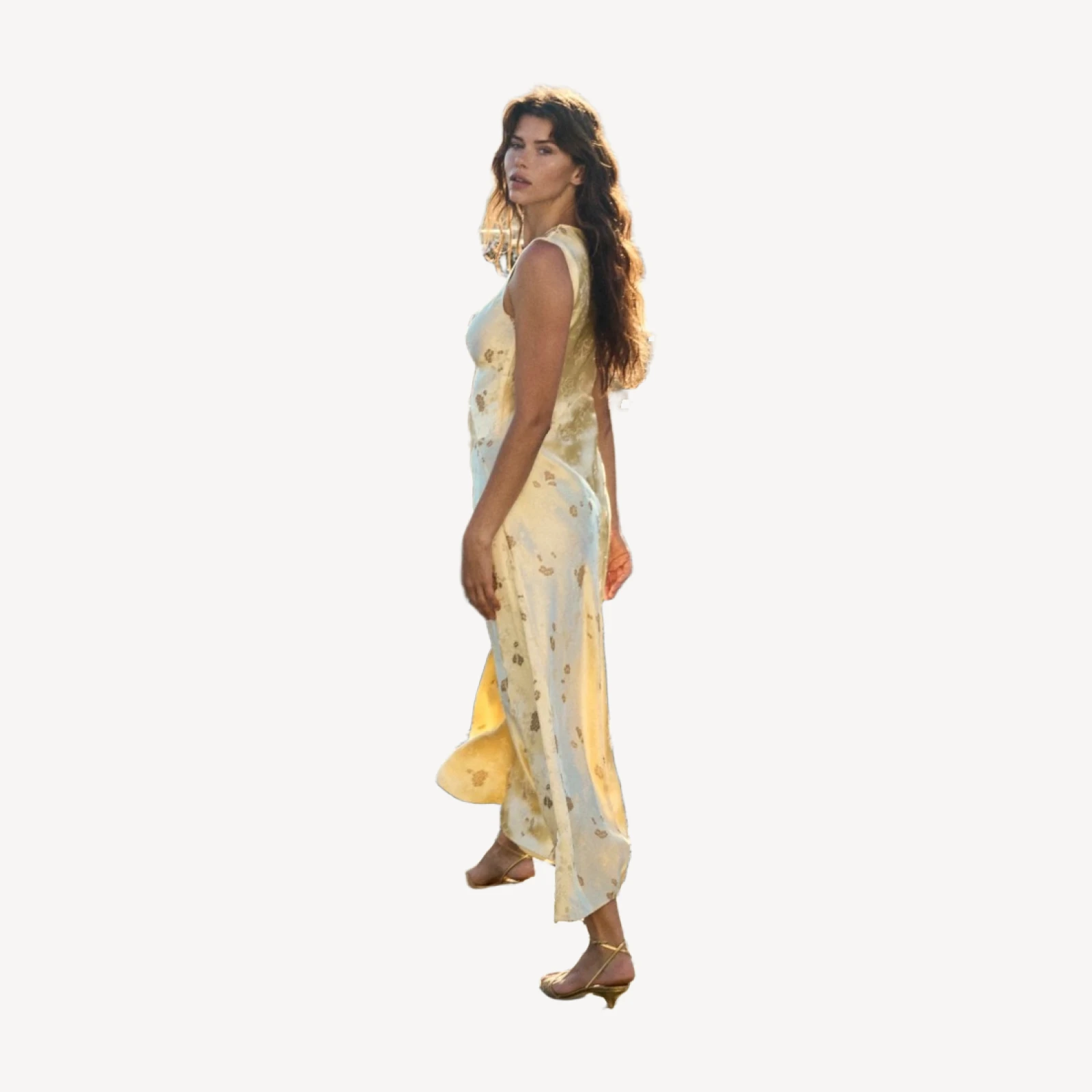 GINETTE DRESS -- CITRONE TAPPEZZERIA JACQUARD