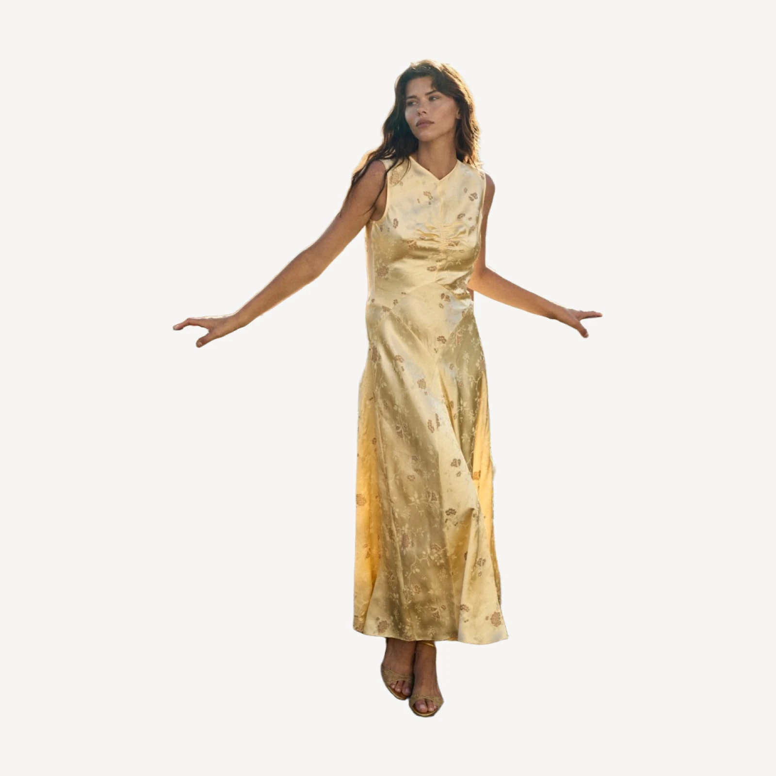GINETTE DRESS -- CITRONE TAPPEZZERIA JACQUARD