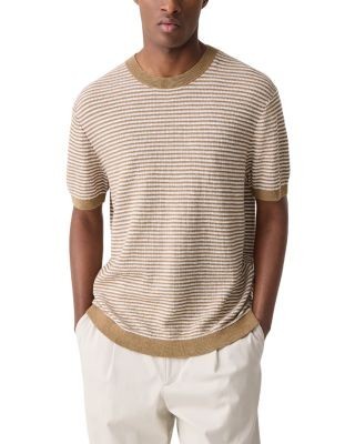 Theory Neo Pacific Linen Stripe T-Shirt