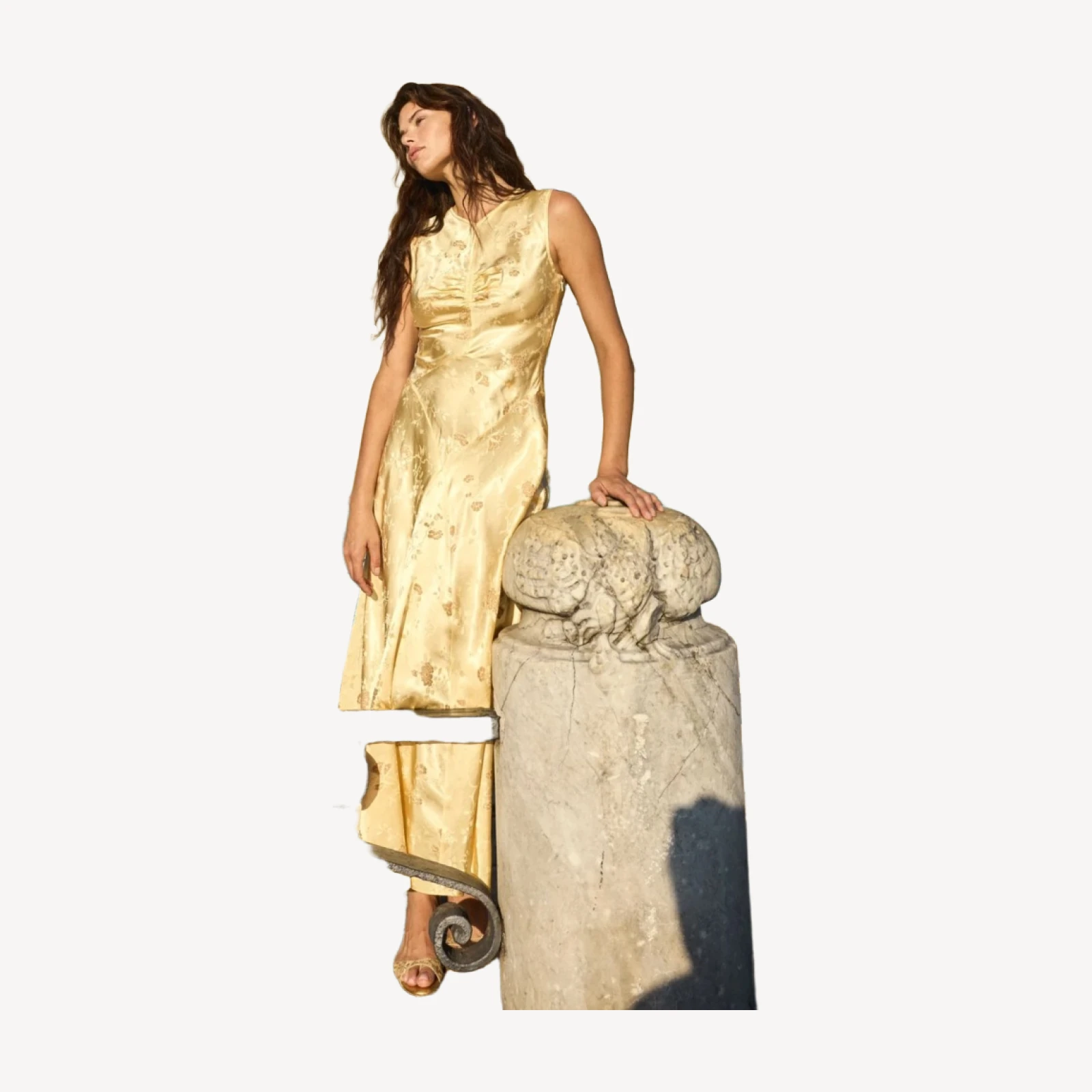 GINETTE DRESS -- CITRONE TAPPEZZERIA JACQUARD