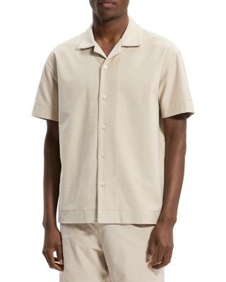 Theory Silver Cloud Soft Terry Shirt