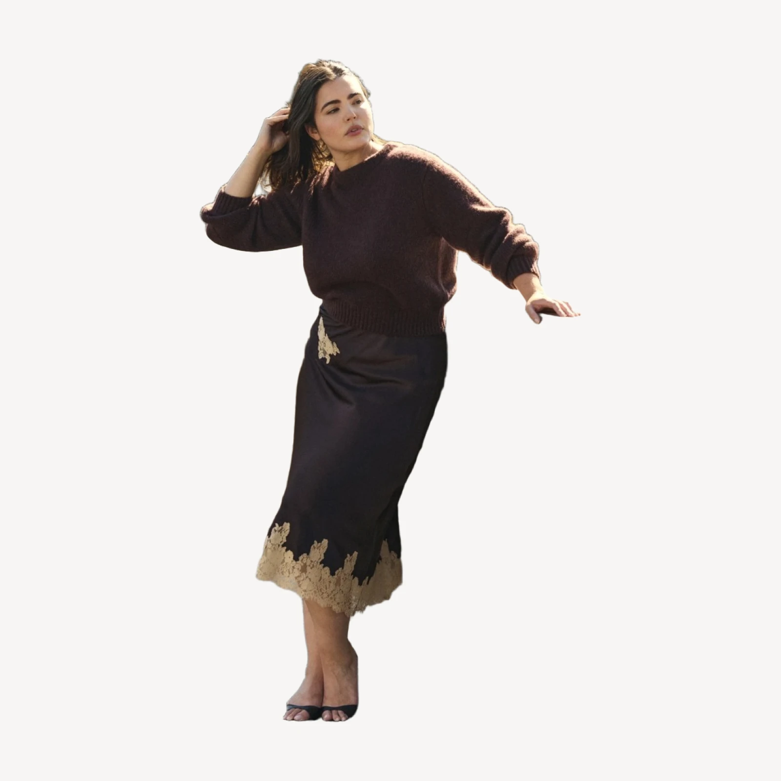 MAIRE SWEATER -- RED UMBER