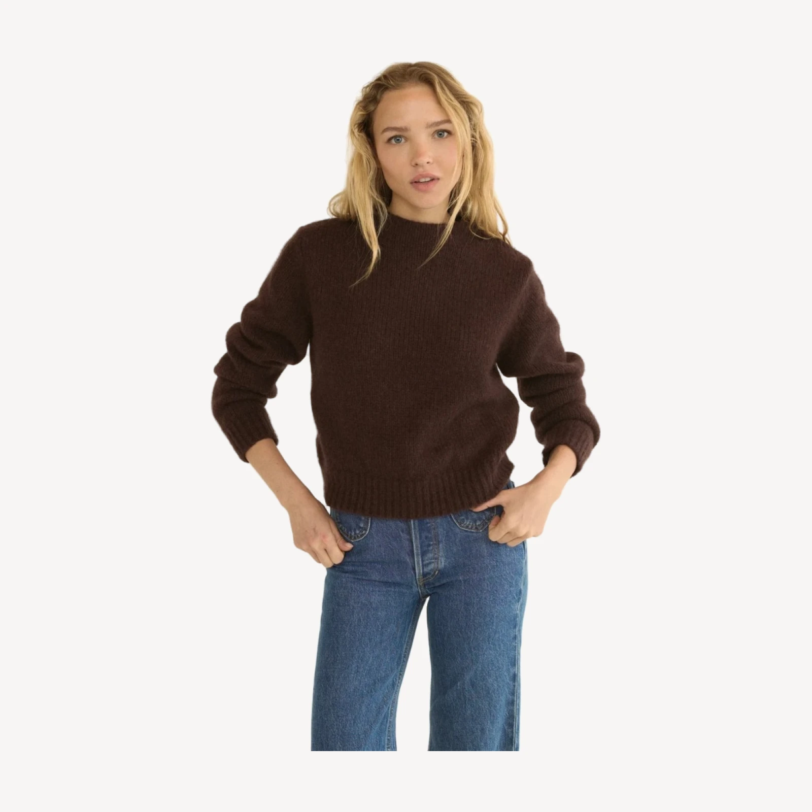 MAIRE SWEATER -- RED UMBER