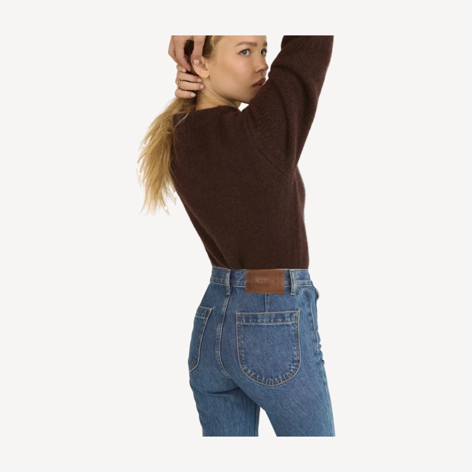 MAIRE SWEATER -- RED UMBER
