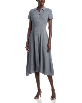 Theory Short Sleeve Shirtdress