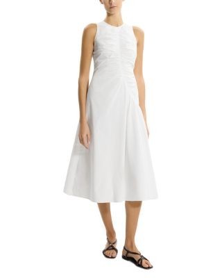 Theory Ruched Sleeveless Dress