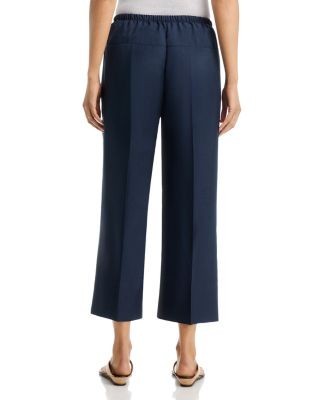 Theory Wide Crop Pull On Pants in City Twill