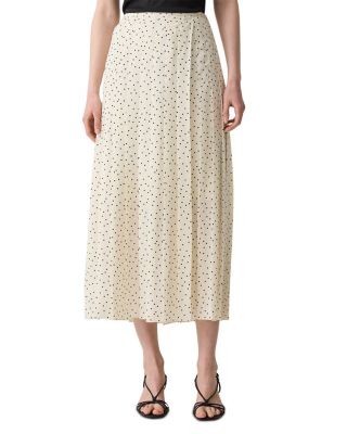 Theory Pleat Wrap Skirt