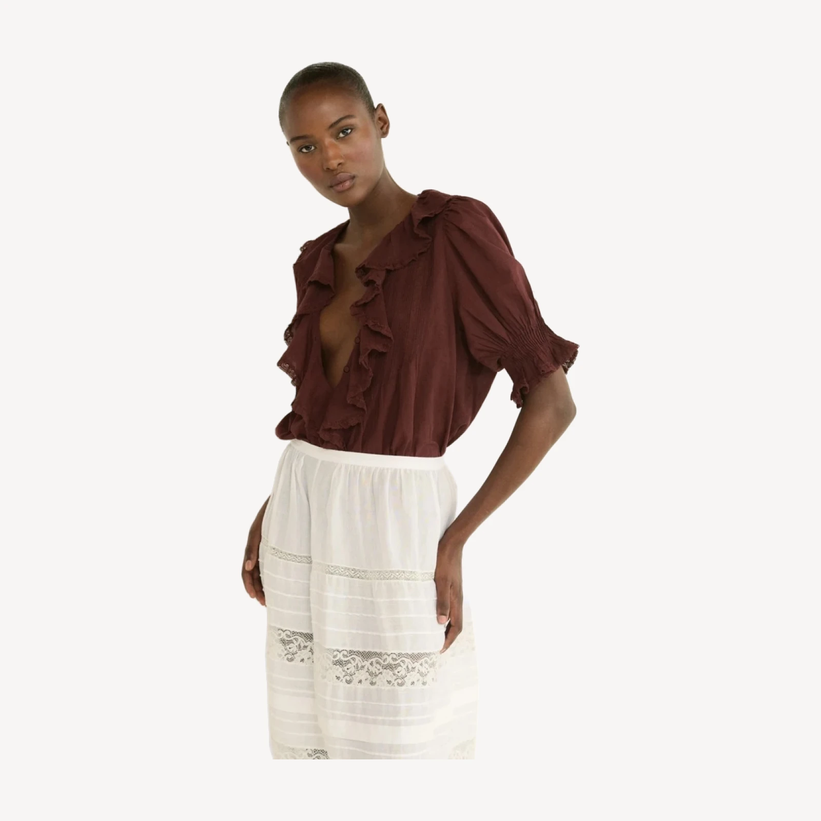 HENRI TOP -- DAHLIA