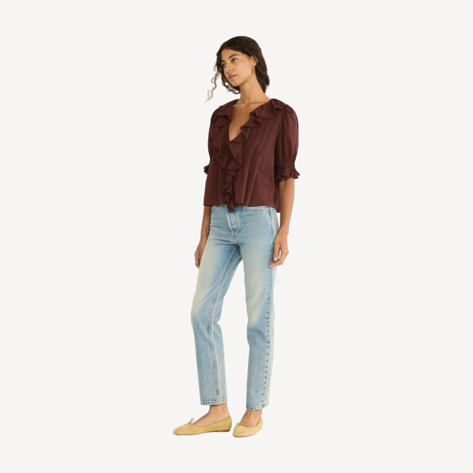 HENRI TOP -- DAHLIA