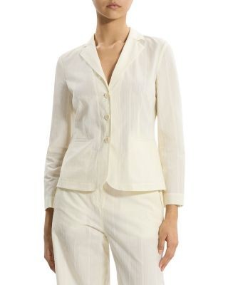 Theory Button Front Blazer