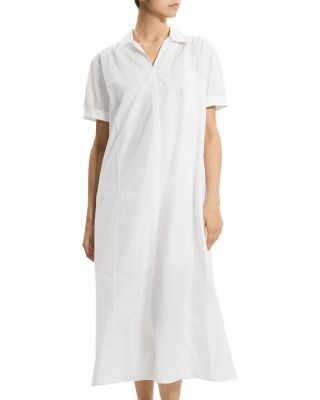 Theory Gathered Easy Pullover Dress