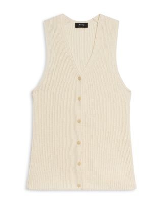 Theory Cardigan Sweater Vest