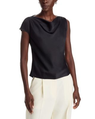 Theory Split Sleeve Cowl Neck Top