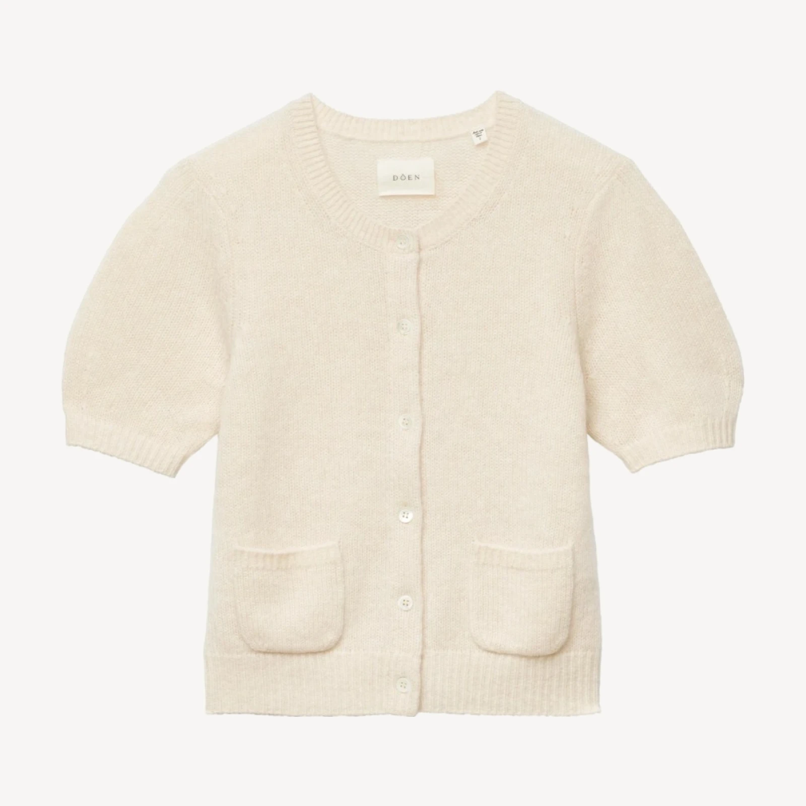 ALESIA CASHMERE CARDIGAN -- DOGWOOD