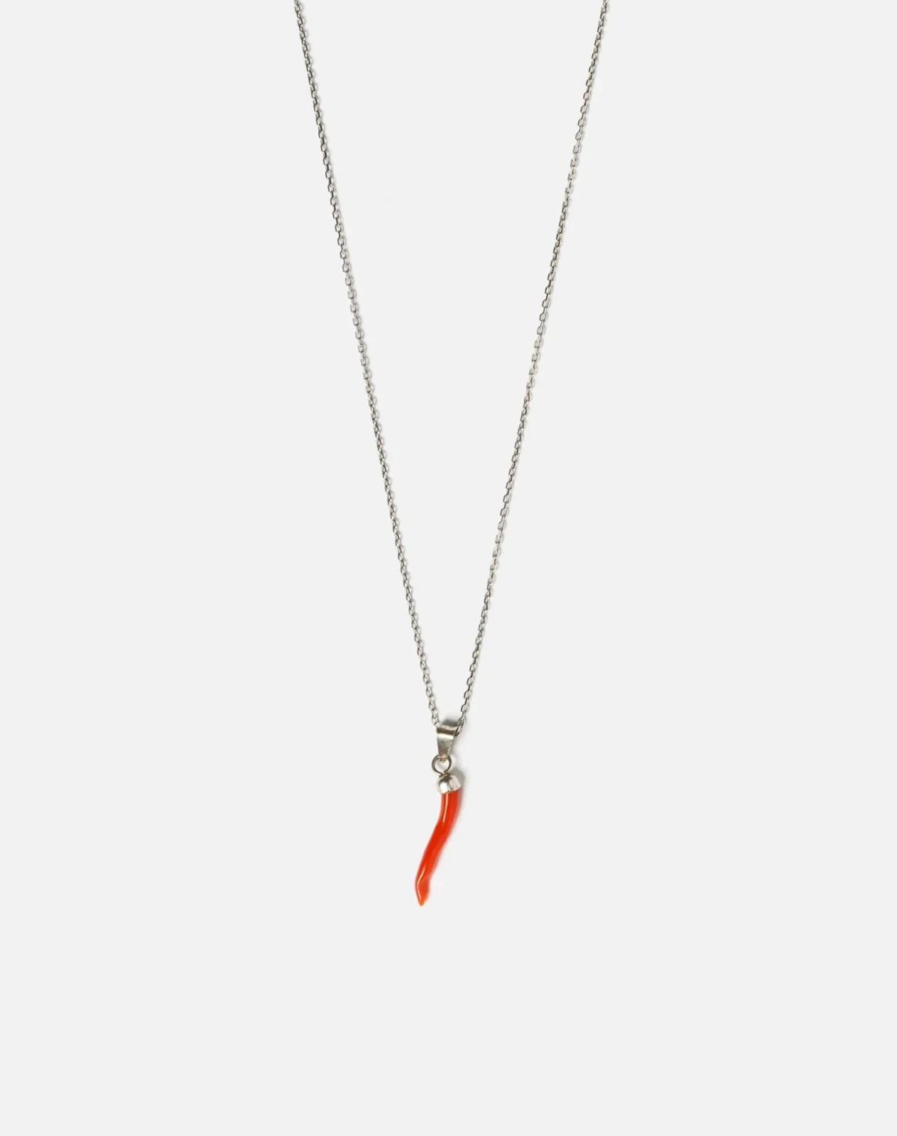 RE/DONE Vintage | 70s Coral Italian Cornicello Necklace