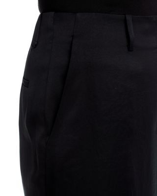 Theory Mid Rise Satin Pants