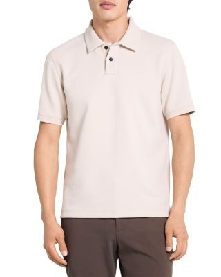 Theory Delroy Double Pique Regular Fit Polo Shirt
