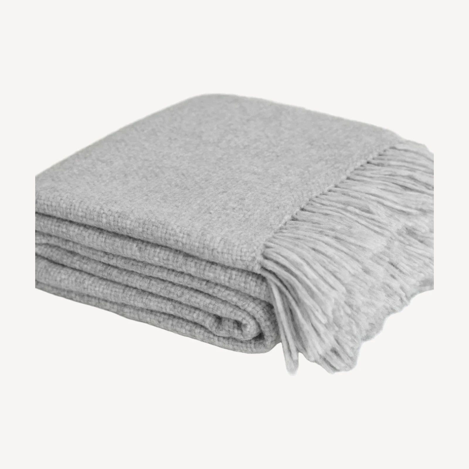 Large Alpaca Basketweave Throw