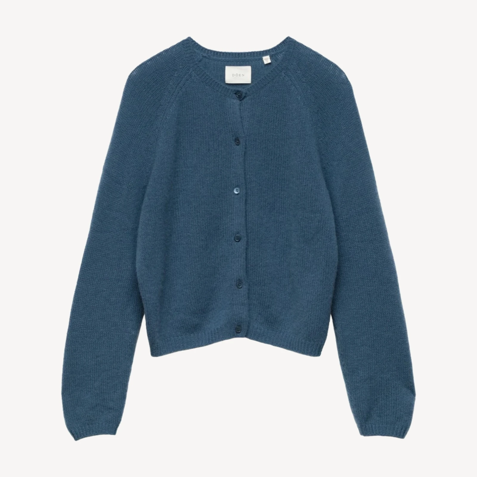 PEROLINE CASHMERE CARDIGAN -- BLUE STONE
