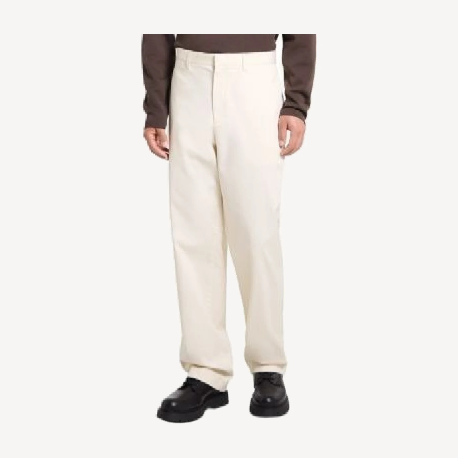 Theory Moonsoft Cotton Blend Straight Fit Chinos