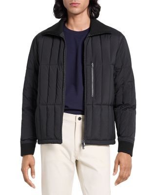 Theory Varet Quilted Bomber in Motion Nylon