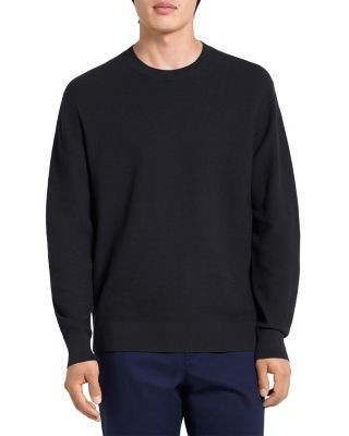 Theory Riland Crewneck Sweater in Light Bilen