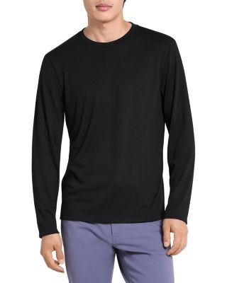 Theory Essential Relaxed Fit Long Sleeve in Anemone Milano