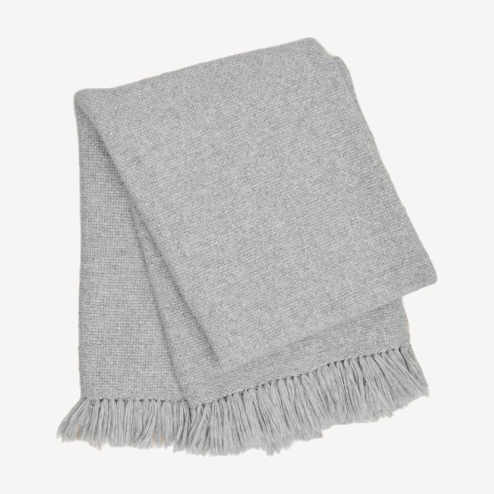 Large Alpaca Basketweave Throw
