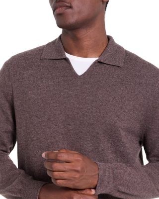 Theory Cashmere Jonny Collar Sweater Polo
