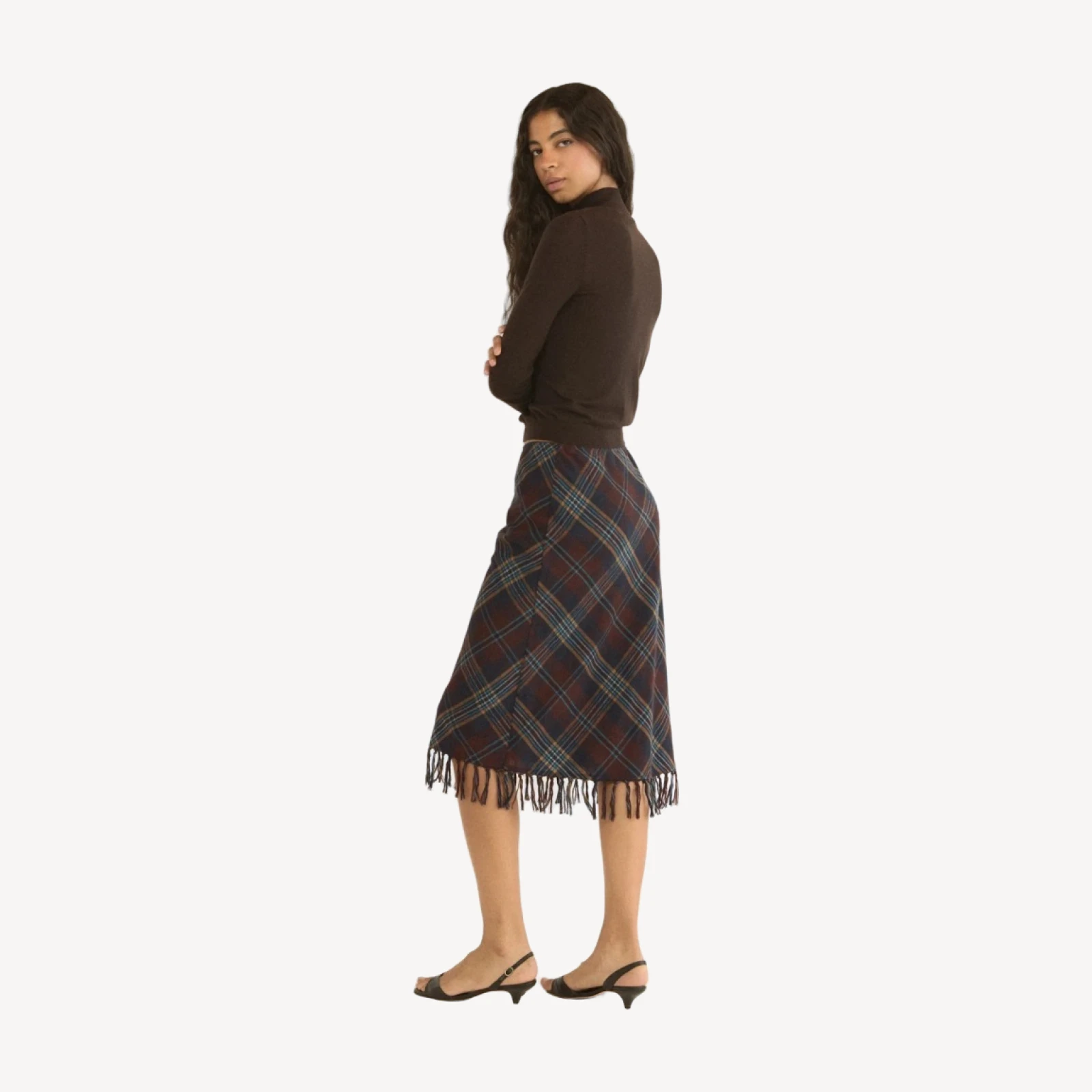 NERONI TURTLENECK -- EQUESTRIAN BROWN