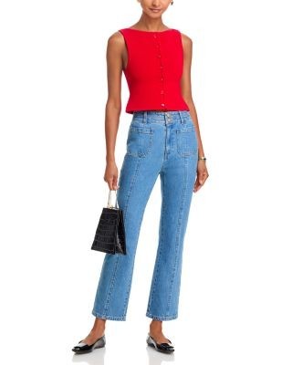 Cinq a Sept Dorothea High Rise Ankle Jeans in Horizon