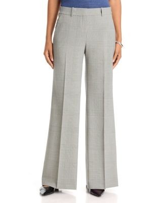 Theory Wales Wool Blend Flare Pants
