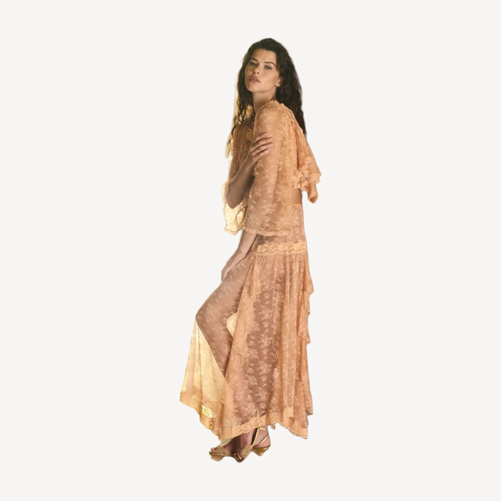 ZELIE TOP -- TOASTED ALMOND